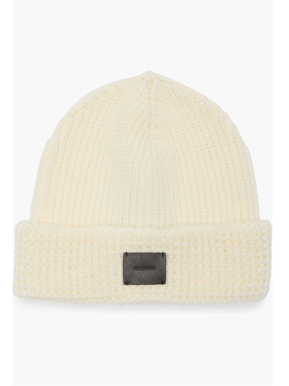 NWT All Saints Mixed Stitch Beanie, Ivory/Cream